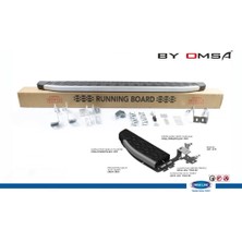 OMSA Land Rover Freelander 1 Blackline Yan Basamak Alüminyum 1997-2006 Arası