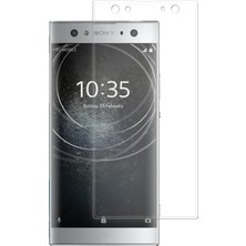 Microcase Sony Xperia XA2 Ultra 3D Kavisli Tempered Cam Koruma - Şeffaf