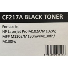 17A Siyah Muadil Toner (Çipli) CF217A