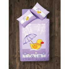 Clasy Tek Kişilik Bebek Nevresim Takımı Duck