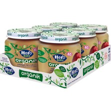 Hero Baby Organik Karışık Meyveli ve Organik Elma Şeftalili Kavanoz Mama 6'lı Karma Paket