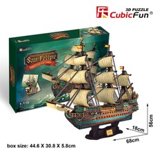 Cubic Fun 3D 248 Parça Puzzle San Felipe