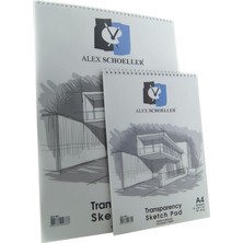 Alex Schoeller Eskiz Blok A4 50/55 Gr Spiralli 30 Lu Alx-864