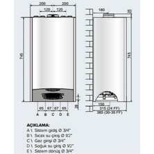 Ariston Thermo Clas One 24 FF Premix Yoğuşmalı Kombi