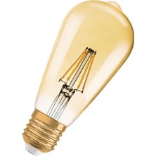 Osram Led Vintage Gold Edison 4W Sarı Işık  E-27 420lm Ampul