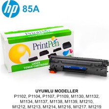 Printpen HP LaserJet Pro P1109, 85A CE285A Siyah Muadil Toner