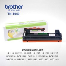 Printpen Brother DCP 1512, TN 1040 Siyah Muadil Toner Kartuşu