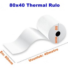 Kasetsan 80 X 40 Termal Rulo