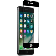 Bufalo Apple iPhone 7-8 Plus Kavisli Renkli Nano Ekran Koruyucu Siyah