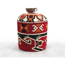 Lorence Home Bozok Kilim Puf - Girit