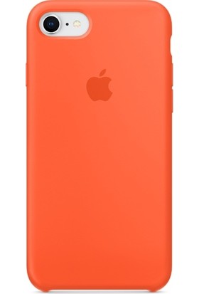 Graytiger Apple iPhone 8 Plus Turuncu Silikon Kılıf Kauçuk Arka Kapak