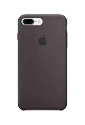 Graytiger Apple iPhone 8 Plus Cocoa Silikon Kılıf Kauçuk Arka Kapak
