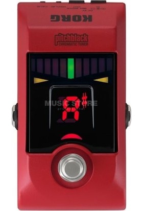 Korg Pitchblack Pb-1 Guitar Pedal Tuner Rm - Red Metallic Akort Aleti