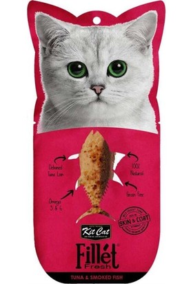 Kit Cat Fileto İsli Ton Balığı 30 gr Kedi Ödülü