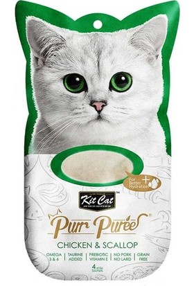 Kit Cat Purr Tavuk-Deniz Kab.Kedi Ödülü 4lü