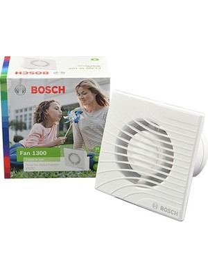 Bosch Banyo Aspiratörü / Fanı 1300 Serisi Beyaz 100 mm çap