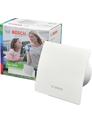 Bosch Banyo Aspiratörü / Fan 1500 Serisi Beyaz 100 mm çap