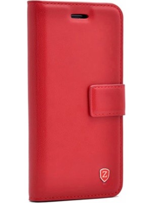 Case Street Huawei Mate 20 Lite Kılıf Delüx Cüzdan Kapaklı Kartvizitli Kırmızı