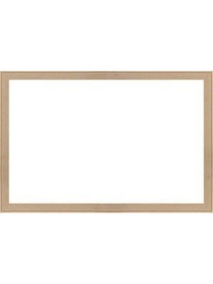 Panda Natural Ahşap Çerçeve Yazı Tahtası 90X120