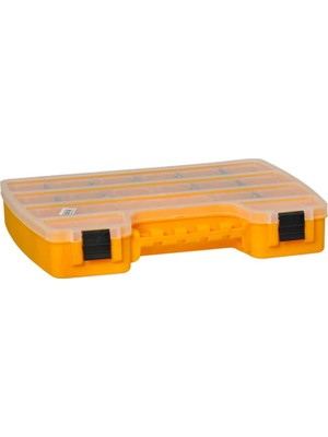 Çiftsan Plastik Balıkçı kutu 1Nolu 14 Bölmeli 215*265*45MM Sarı Şeffaf