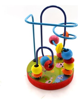 Hobby Ahşap Eğitici Mini Tel Labirent Helezon