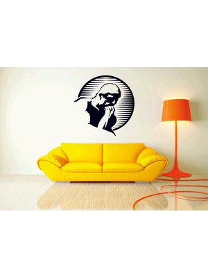Başaran Sticker Düşünen Adam Duvar Sticker