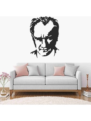 Başaran Sticker Mustafa Kemal Büst2 Duvar Sticker