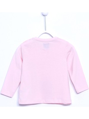 Silversun Bebek Kız Örme Baskılı T-Shirt BK 110597