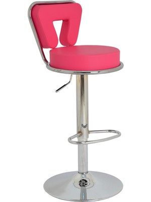 Boombar Virago Bar Sandalyesi - Pembe Deri - 9540S0120