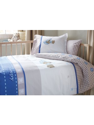 Özdilek Nakışlı Bebek Nevresim Takımı Sleep Bear