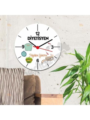 Hediyelen Diyetisyen Duvar Saati