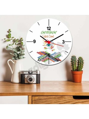 Hediyelen Grafiker Duvar Saati