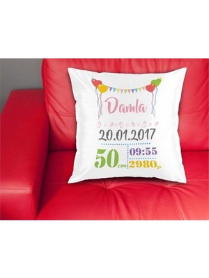 Hediyelen Doğum Panosu Yastık