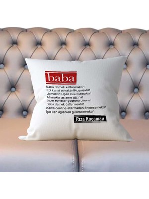 Hediyelen Babalar Günü Yastık