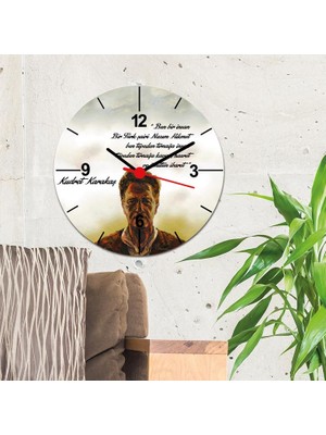 Hediyelen Nazım Hikmet Duvar Saati