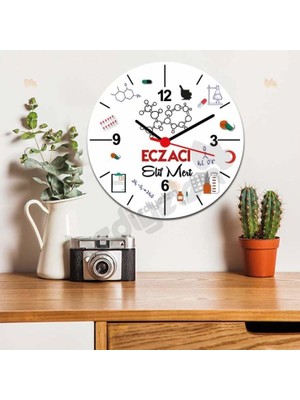 Hediyelen Eczacı Duvar Saati