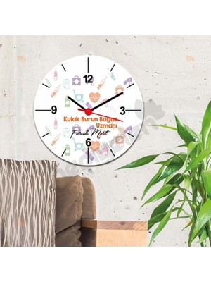 Hediyelen Kulak Burun Boğaz Uzmanı Duvar Saati