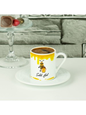 Hediyelen Bal Tasarım Kahve Fincanı