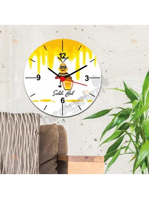 Hediyelen Bal Tasarım Duvar Saati