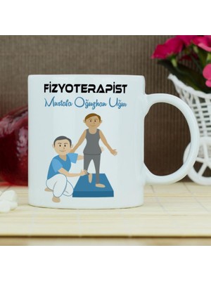 Hediyelen Fizyoterapist Kupa Bardak - Beyaz