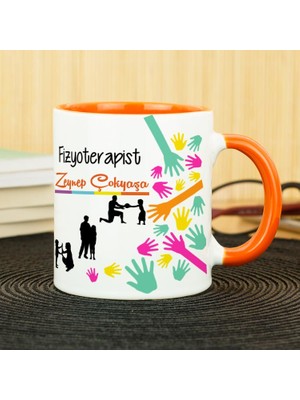 Hediyelen Fizyoterapist Kupa Bardak - Turuncu