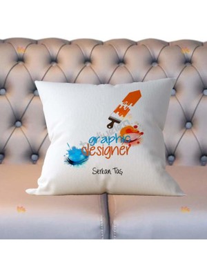 Hediyelen Graphic Designer Yastık