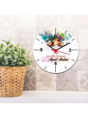 Hediyelen Güzellik Uzmanı Duvar Saati