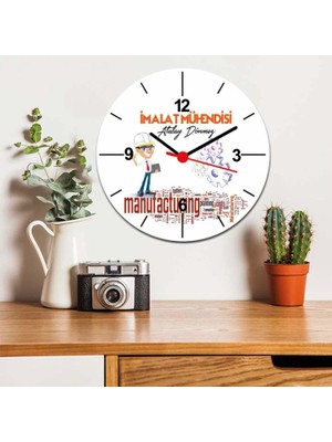 Hediyelen İmalat Mühendisi Duvar Saati