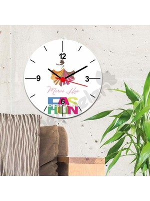 Hediyelen Fashion Designer Duvar Saati