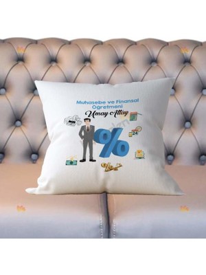 Hediyelen Muhasebe Ve Finansal Öğretmeni Yastık