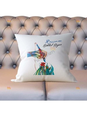 Hediyelen Ressam Yastık