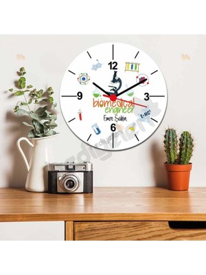 Hediyelen Biomedical Engineer Duvar Saati