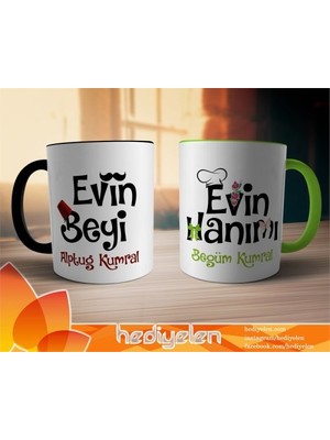 Hediyelen Evin Beyi - Evin Hanımı Kupa Bardak