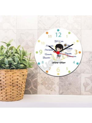 Hediyelen Arkadaş Duvar Saati